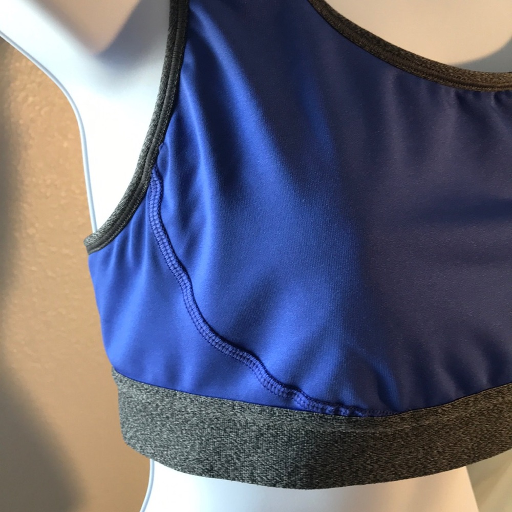 Women Champion Performance Blue/Gray  sports Bra